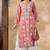 Chickenkari embroidered thread work chanderi cotton straight kurta