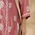 Chickenkari embroidered thread work chanderi cotton straight kurta