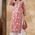 Chickenkari embroidered thread work chanderi cotton straight kurta