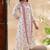 Women floral embroidered chikankari cotton  a-line kurta