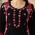 Chickenkari embroidered thread work cotton straight kurta