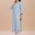 Women floral embroidered pure cotton straight chikankari kurta
