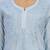 Women floral embroidered pure cotton straight chikankari kurta