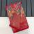 Red  Kanchipuram silk blend Saree 