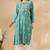 Chickenkari embroidered thread work chanderi cotton straight kurta