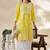 Chickenkari embroidered thread work chanderi cotton straight kurta