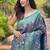 Blue  Kanchipuram silk blend Saree 