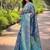 Blue  Kanchipuram silk blend Saree 