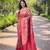 Rani Pink  Kanchipuram silk blend Saree 