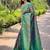 Green  Kanchipuram silk blend Saree 