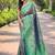 Green  Kanchipuram silk blend Saree 