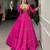 Hot Pink Rayon Lehenga Choli with Gota Patti Touch-Up and Embroidered Koti