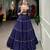 Navy Blue Rayon Lehenga Choli with Gota Patti Touch-Up and Mirror Work Koti