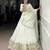 Off-White Rayon Lehenga Choli with Golden Lace FULL STITCH