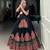 Black Print Mirror Lace Gota Patti Cotton FULL STITCH Lehenga Choli