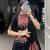 Black Print Mirror Lace Gota Patti Cotton FULL STITCH Lehenga Choli
