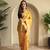 Yellow Banarasi Mashru Satin silk blend Sarees 