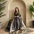 Black Banarasi Mashru Satin silk blend Sarees 