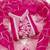 Women's pink unstitched heavy thread embroidered organza dress material 