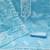Women's sky blue unstitched heavy thread embroidered organza dress material 