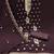 Women's brown unstitched heavy thread embroidered georgette dress material 