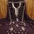 Women's brown unstitched heavy thread embroidered georgette dress material 