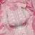 Women's baby pink unstitched heavy thread embroidered chanderi cotton dress material 