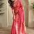 Pink Banarasi Mashru Satin silk blend Sarees 