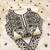 Women's cream unstitched heavy thread embroidered chanderi cotton dress material 