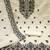 Women's cream unstitched heavy thread embroidered chanderi cotton dress material 