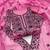 Women's pink unstitched heavy thread embroidered chanderi cotton dress material 