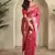 Rani Pink Banarasi Mashru Satin silk blend Sarees 