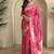 Rani Pink Banarasi Mashru Satin silk blend Sarees 
