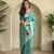 Teal Green Banarasi Mashru Satin silk blend Sarees 