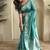 Teal Green Banarasi Mashru Satin silk blend Sarees 
