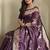 Plum Banarasi Mashru Satin silk blend Sarees 