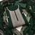 Women's green unstitched heavy thread embroidered georgette dress material 