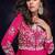 designer chinon silk pink anarkali suit for women festival wear