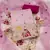 Women's baby pink heavy thread embroidered viscose organja dress material