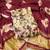 Women's multi unstitched print & heavy handwork jam cotton dress material 