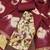 Women's multi unstitched print & heavy handwork jam cotton dress material 