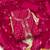 Women's pink unstitched bandhani print handwork jam cotton dress material 