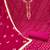 Women's pink unstitched bandhani print handwork jam cotton dress material 