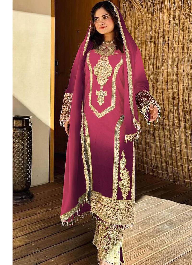new ombre pattern chinon pink straight suit women