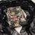 Women's black unstitched bandhani print handwork jam cotton dress material 