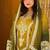 new ombre pattern chinon yellow straight suit women