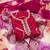 Women's pink unstitched bandhani print handwork jam cotton dress material 