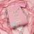 Women's baby pink unstitched thread sequence embroidery pure cotton silk dress material 