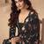 designer black summer wear chinon pakstani straight suit for women