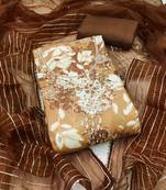 Women's multi print handwork embroidery pure cotton silk dress material